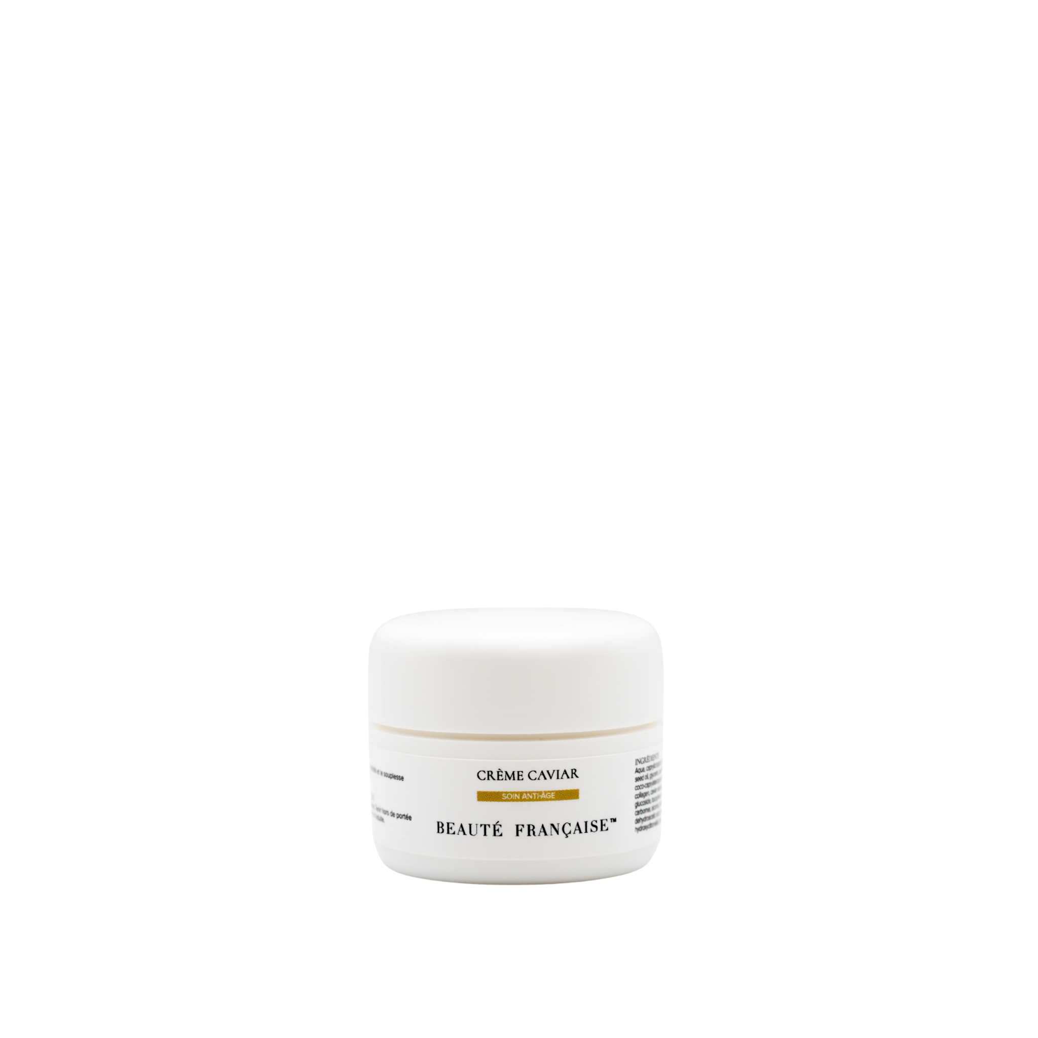 Crème caviar format voyage 15ml anti-âge collagène marin Beauté Française made in France